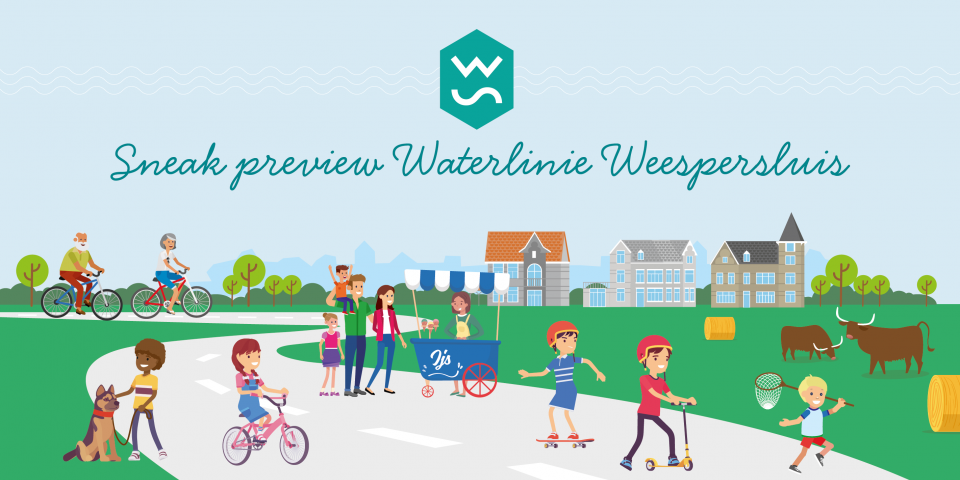 Sneak preview Waterlinieweg voor bewoners Weespersluis