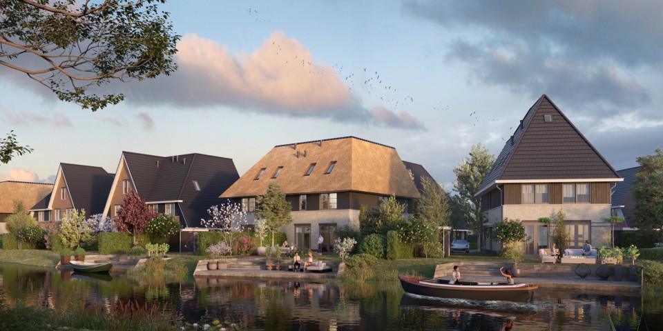 Verkoop exclusieve woningen en villa's Waterrijk 4A2 gestart