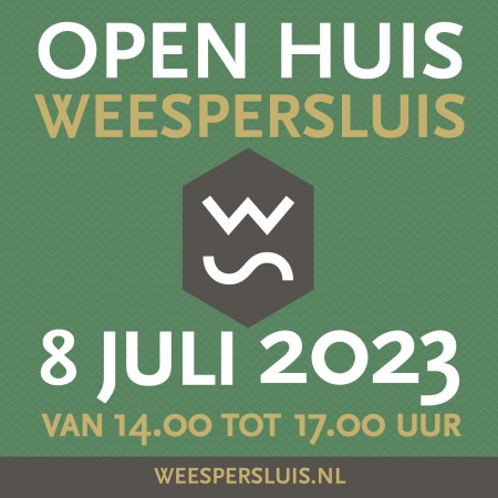 Open Huis Weespersluis 8 juli a.s.